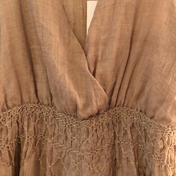 SOLD. LUSH clothing beige romper - Picture 2 of 8